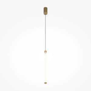 Pendelleuchte – Gold Aluminium, 20W LED, Warmweiß Licht, Ø3 cm - Ray | Maytoni