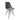 Esszimmerstuhl – Grauer Samt, Schwarzes Metall, Moderne Form - Velvet | Kick Collection