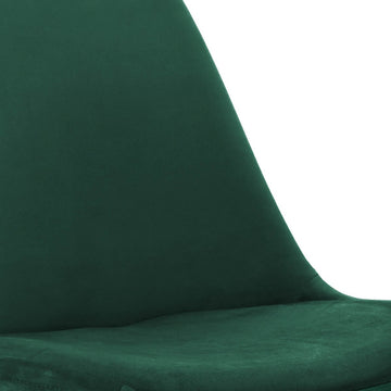 Dining Chair - Velvet Dark Green, Comfort Shell & Metal Frame Gold – Velvet | Kick Collection
