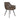 Esszimmerstuhl – Braunes Leder, Schwarzes Metall, Federnder Sitz - Karl | Kick Collection