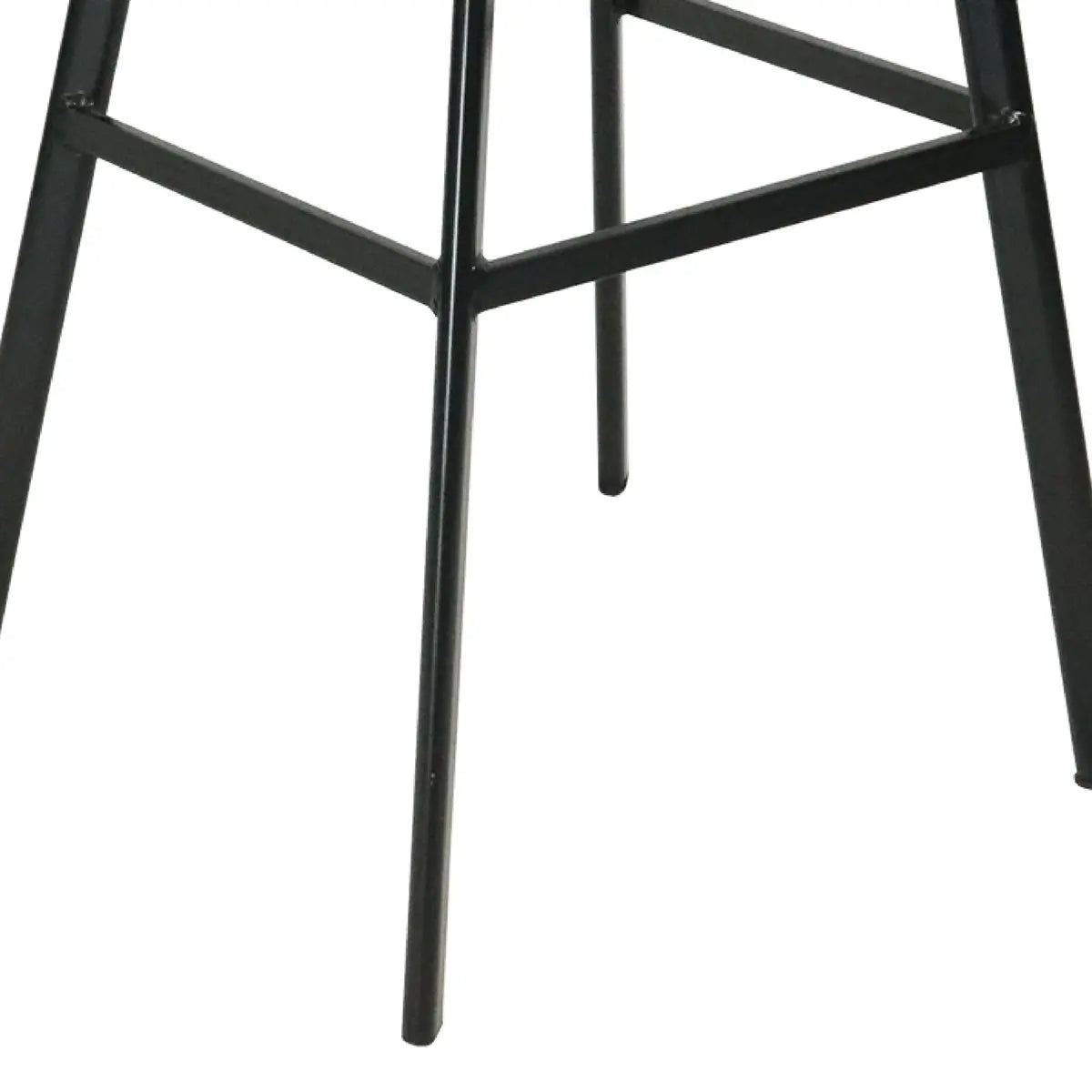 Barhocker – Champagnerfarbener Ton, Velours Sitz, Metall Fuß, 80 cm - Finn | Kick Collection