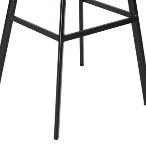 Barhocker – Champagnerfarbener Ton, Velours Sitz, Metall Fuß, 80 cm - Finn | Kick Collection