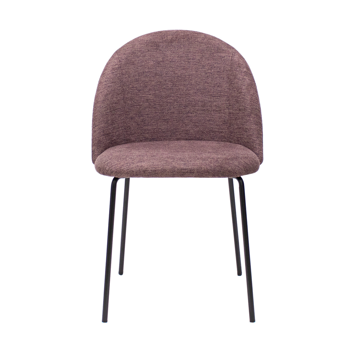 Esszimmerstuhl – Samtstoff Bezug, Metall Gestell, Lila Farbe - Noa | Kick Collection