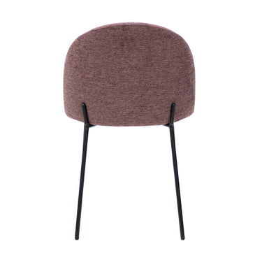 Esszimmerstuhl Modernes Design, Gepolsterter Sitz, Ergonomische Rückenlehne, Metallgestell – Noa | Kick Collection