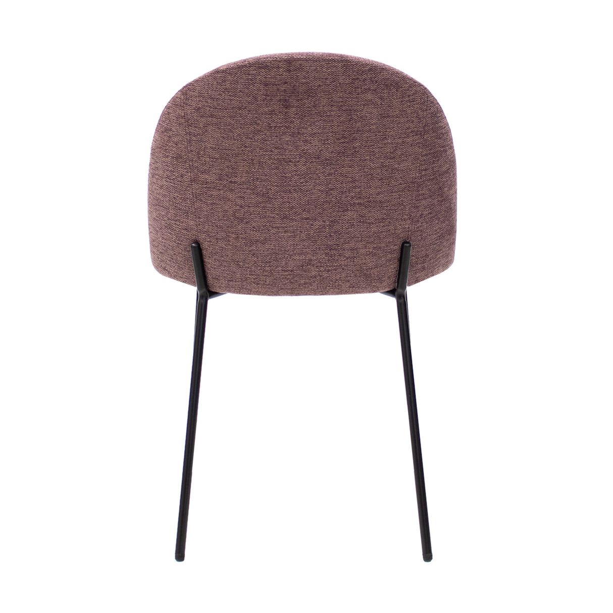 Esszimmerstuhl – Samtstoff Bezug, Metall Gestell, Lila Farbe - Noa | Kick Collection