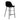 Barhocker – Strukturierter Stoff, Schwarzes Metall, Moderne Form - Jade | Kick Collection
