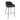 Barhocker – Dunkelgrauer Bouclé, Schwarzes Metall, Markante Form - Sepp | Kick Collection