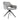 Drehstuhl – Dunkelgrauer Stoff, Schwarzes Metall, Drehbare Form - Miyo | Kick Collection