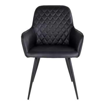 Dining Chair – PU Leather, Ergonomic Seat Shape, Sturdy Metal Frame – Harbo | House Nordic