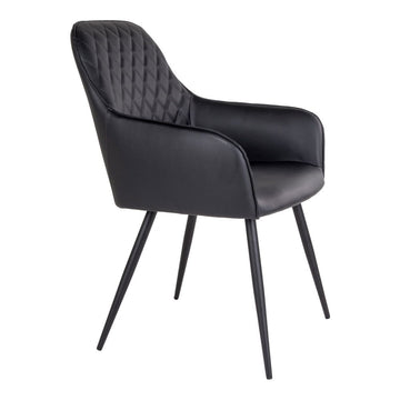 Dining Chair – PU Leather, Ergonomic Seat Shape, Sturdy Metal Frame – Harbo | House Nordic