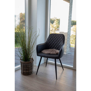 Dining Chair – PU Leather, Ergonomic Seat Shape, Sturdy Metal Frame – Harbo | House Nordic