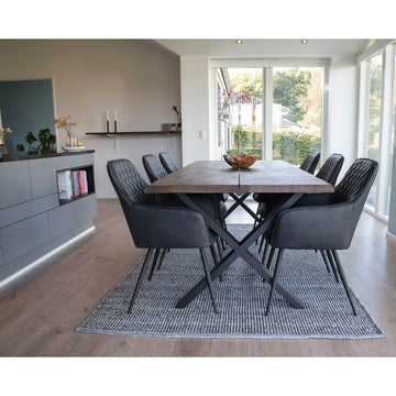 Dining Chair – PU Leather, Ergonomic Seat Shape, Sturdy Metal Frame – Harbo | House Nordic