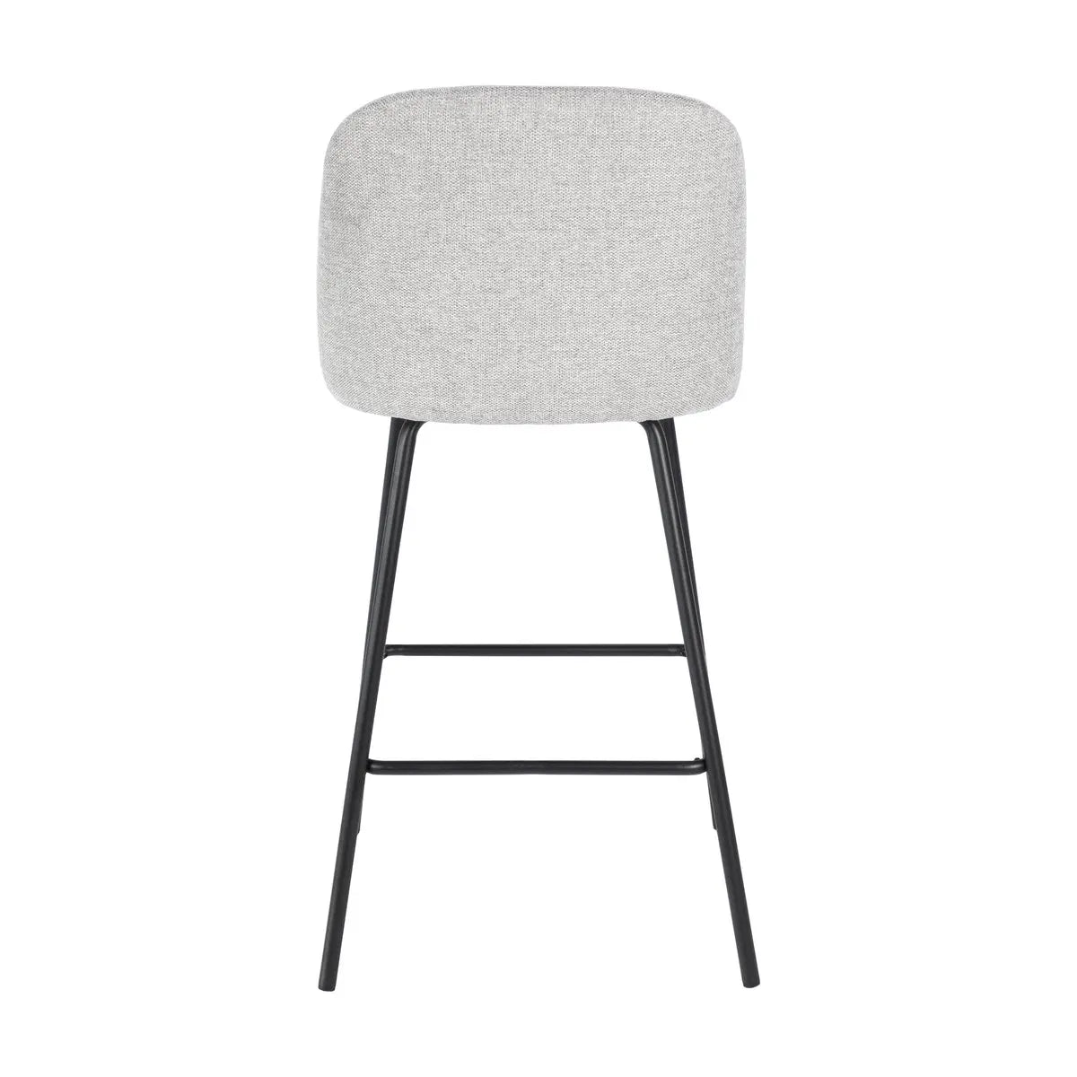 Barstuhl – Texture Stoff, Metall Gestell, Graue Farbe - Lucy | Kick Collection