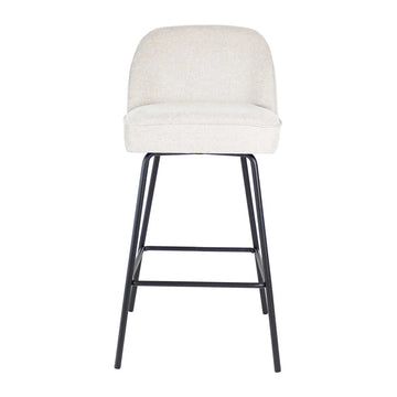 Barstuhl – Texture Stoff, Metall Gestell, Champagne Farbe - Lucy | Kick Collection