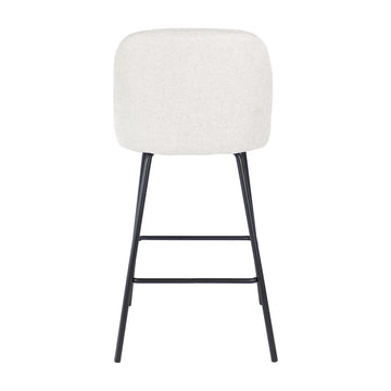 Barstuhl – Texture Stoff, Metall Gestell, Champagne Farbe - Lucy | Kick Collection