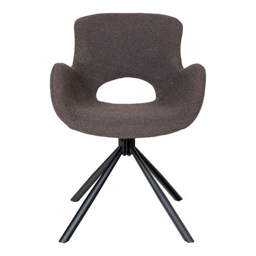 Esszimmerstuhl – Drehfunktion, weicher Bouclé-Bezug, elegante Silhouette – Amorim | House Nordic