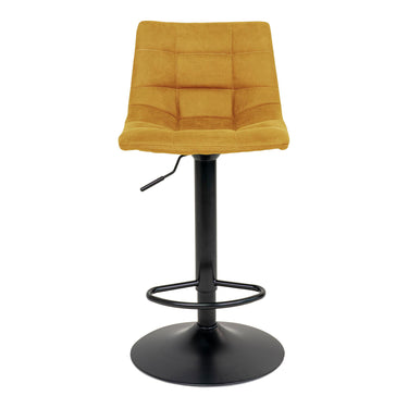 Bar Stool – Velvet Upholstery, Height-Adjustable Function, Sturdy Metal – Middelfart | House Nordic