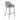 Barhocker – Dunkelgrauer Stoff, Schwarzes Metall, Komfortable Armlehnen - Suus | Kick Collection