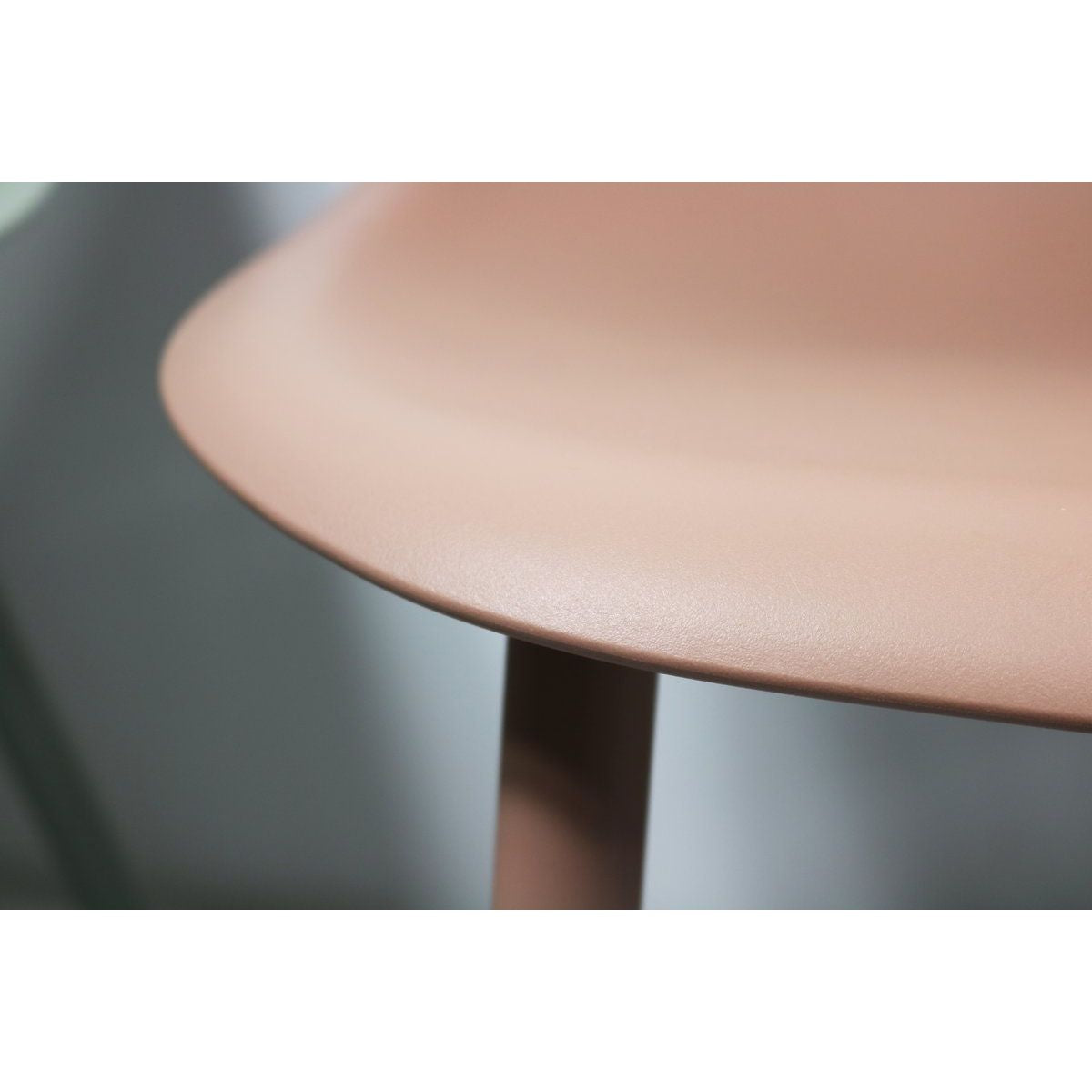 Gartenstuhl – Kunststoff Sitzschale, Metallgestell, Rosa Farbe - Nero | Kick Collection