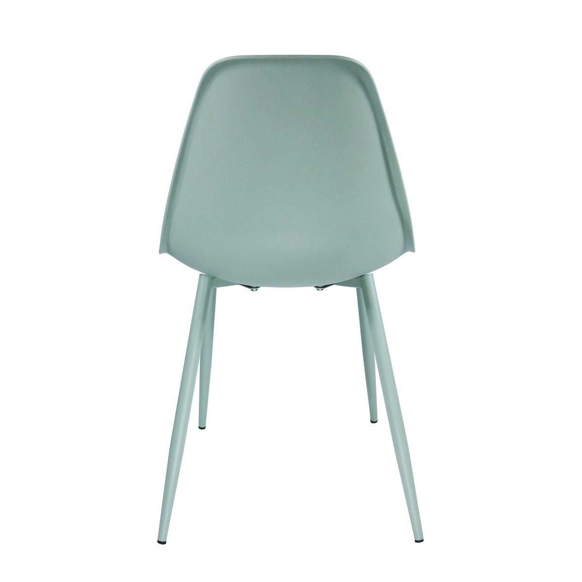 Gartenstuhl – Kunststoff Sitzschale, Metallgestell, Pistaziengrüne Farbe - Nero | Kick Collection