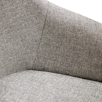 Drehstuhl – Strukturstoff Bezug, Drehfunktion 180°, Graue Farbe - Olof | Kick Collection