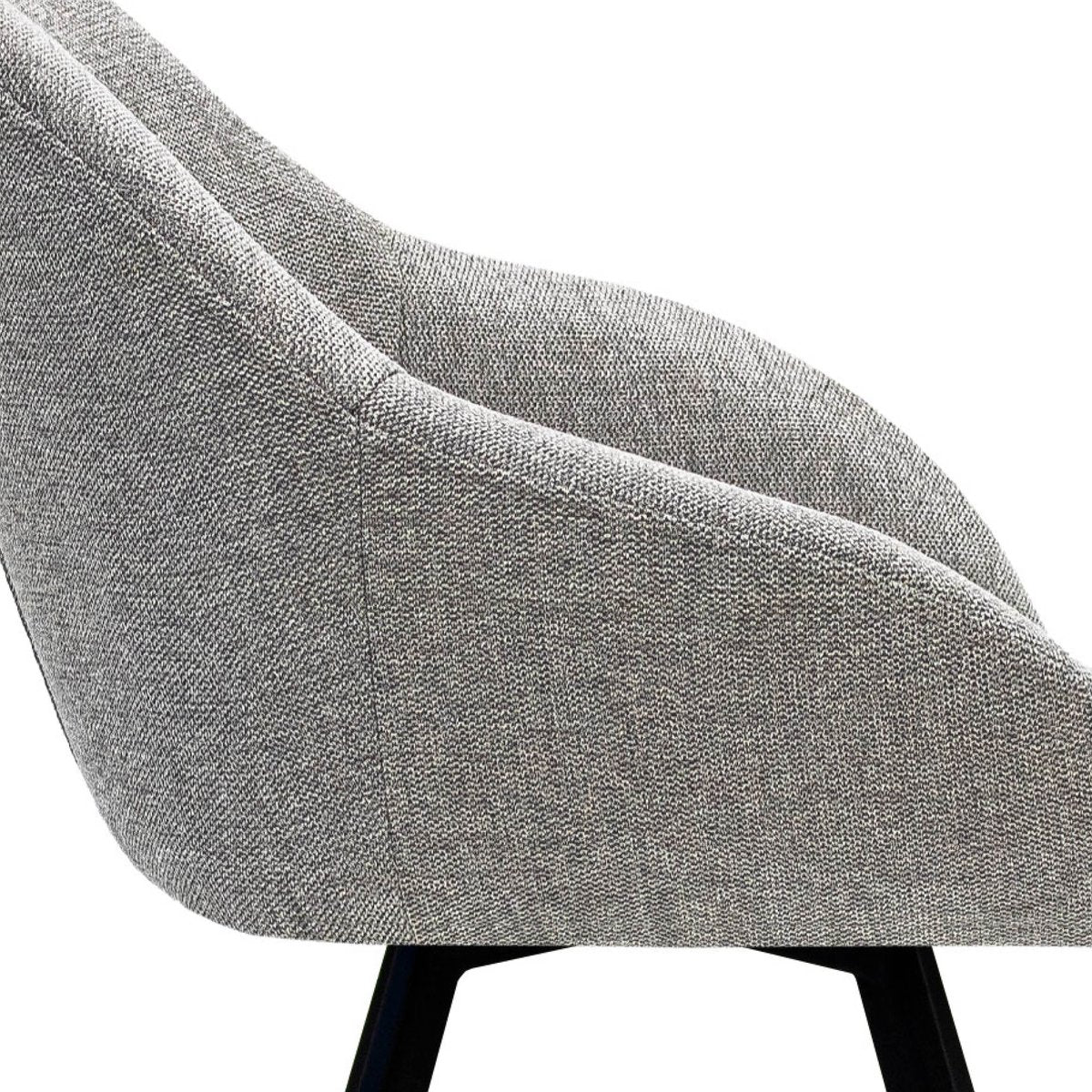 Dining Chair Upholstered Fabric with Padded Seat – Olof | Kick Collection