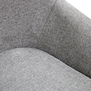 Drehstuhl – Strukturstoff Bezug, Drehfunktion 180°, Dunkelgraue Farbe - Olof | Kick Collection