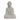 Decorative Figurine Sitting Buddha made of Polyresin in Grey with Matt Finish, Detailed Sculptural Form & Stable Standing Figure | Wurm