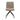 Drehstuhl – Taupe Stoff, Schwarzes Metall, Weiches Kissen - Aron | Kick Collection