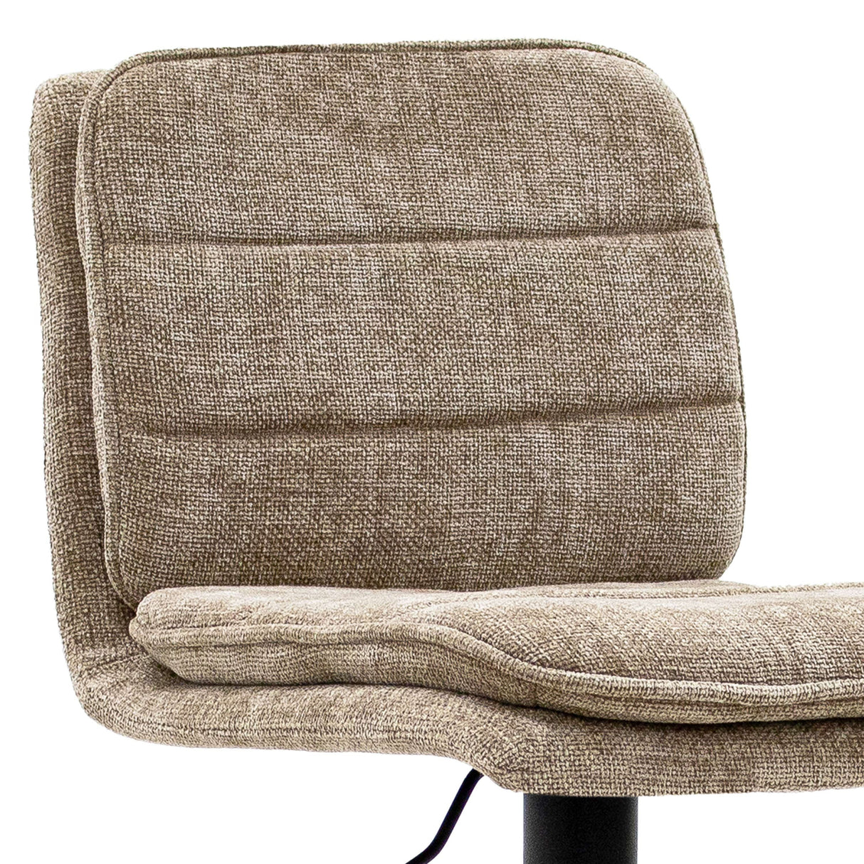 Barstuhl – Strukturstoff Bezug, Metallgestell, Taupe Farbe - Roan | Kick Collection