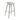 Barhocker – Grauer Stoff, Schwarzes Gestell, Klare Form, 80 cm - Riga | Kick Collection