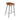Bar Stool Soft Woven Textured Fabric Cover Sturdy Black Metal Frame Comfortable Seat - Riga | Kick Collection