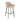 Barhocker – Champagner Stoff, Schwarzes Gestell, Sanfte Rundung - Lynn | Kick Collection