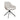 Drehstuhl – Champagner Stoff, Schwarzes Metall, Horizontale Steppung - Jule | Kick Collection