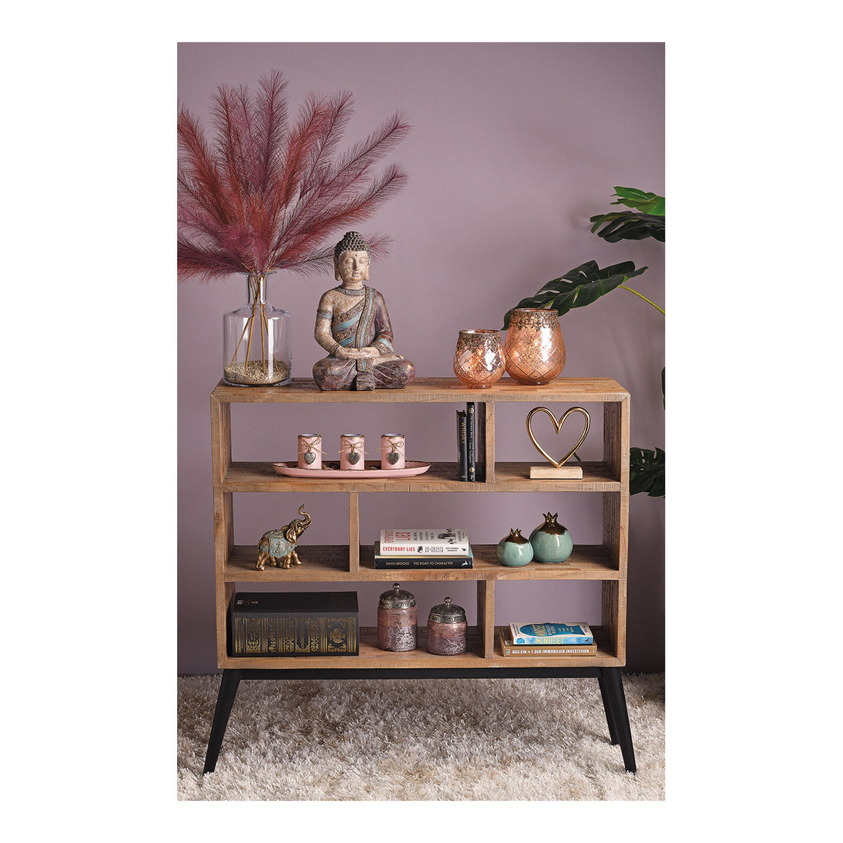 Dekofigur – Goldenes Poly, Elefanten Figur | Wurm
