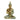 Decorative figurine made of polyresin with an elegant gold finish, depicting a sitting Buddha and featuring a finely crafted sculptural surface | Wurm
