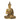 Decorative figure Buddha statue made of polyresin in gold with glossy finish, detailed sculpture look & free-standing design | Wurm