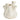 Vase made of white ceramic with a smooth surface & minimalist style | Worm