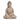 Decorative figurine made of magnesia with an antique brown finish, a serene Buddha depiction and a powerful sculptural presence | Wurm