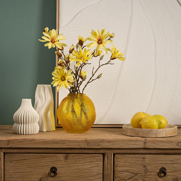 Vase 3D-Printed Design, Ceramic, White | Worm