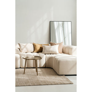 Cushion Cover – Washed Linen, Fine Structure, Tone-on-Tone Zipper – Scotty | Studio Femme Home