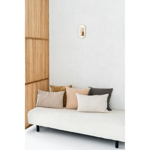 Kissenbezug – 100% Gewaschenes Leinen, Zeitloses Design, Taupe Farbe, 50x50 cm - Scotty | Studio Femme Home