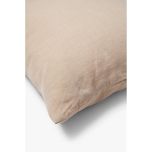 Cushion Cover – Washed Linen, Fine Structure, Tone-on-Tone Zipper – Scotty | Studio Femme Home