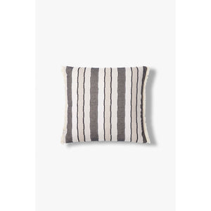 Kissenbezug – Bio-Baumwolle, Gewebtes Streifendesign, Naturfarbe - Holly | Studio Femme Home