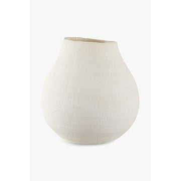 Vase – Handgefertigtes Steingut, Matte Oberfläche, Glasierte Innenseite, Handwerkliches Design – Cleo | Studio Femme Home