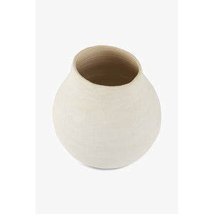 Vase – Handgefertigtes Steingut, Matte Oberfläche, Glasierte Innenseite, Handwerkliches Design – Cleo | Studio Femme Home