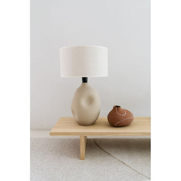 Vase – Keramik Steingut, Minimalistisches Design, Terrakotta Farbe - Iris | Studio Femme Home