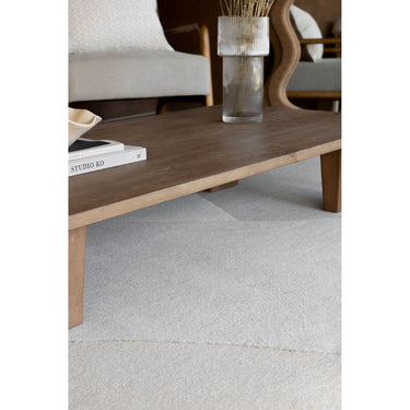 Carpet – Brussels Weave, Sculptural Pattern, Natural Wool Fibers, Robust Structure – Rose | Studio Femme Home
