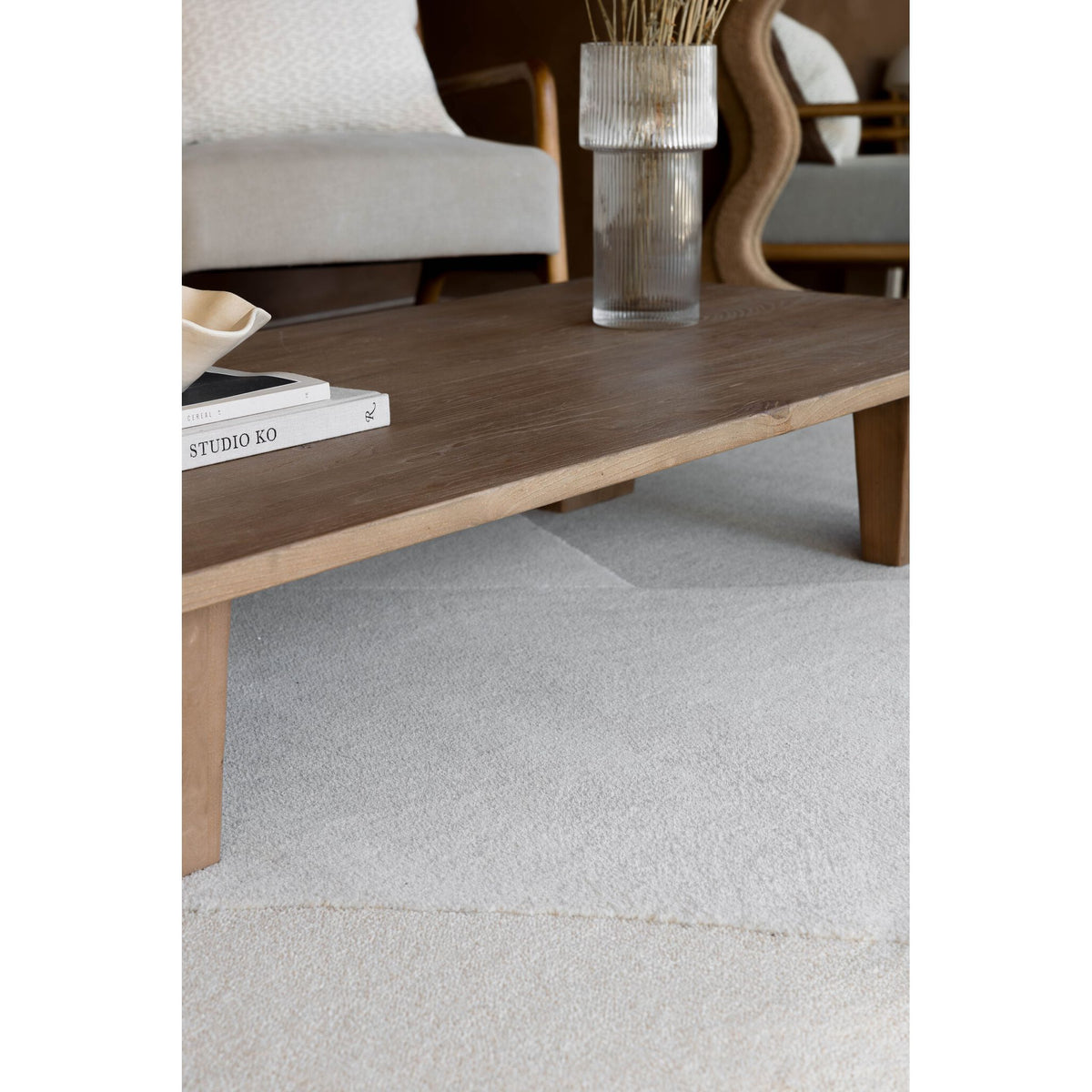 Teppich – 100% Wolle, Brussels Weave, Beige-Greige Farbe - Rose | Studio Femme Home
