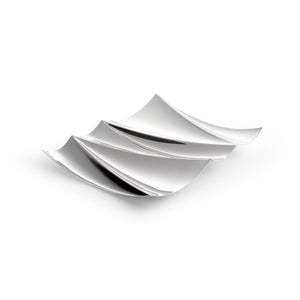 Candy Dish, Stainless Steel, High-Gloss Polished, Wave-Shaped Design & Modular – Elbphilharmonie | Philippi